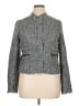 Banana Republic 100% Polyester Tweed Gray Jacket Size 16 - photo 1