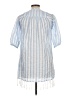 Duffield Lane Stripes Blue Short Sleeve Button-Down Shirt Size 12 - photo 2