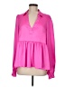 Lilly Pulitzer 100% Polyester Pink Long Sleeve Blouse Size 6 - photo 1