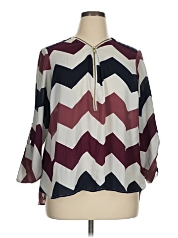 Belle Tweed 3/4 Sleeve Blouse (view 1)