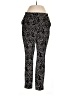 Lands' End Paisley Black Casual Pants Size L (tall) - photo 1