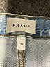 FRAME 100% Cotton Solid Blue Jeans Size 33 waist - photo 7