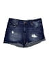 H&M L.O.G.G. Hearts Blue Denim Shorts Size 27 waist (estimated) - photo 1