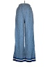 Unbranded Chevron-herringbone Blue Casual Pants Size S - photo 1