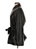 Zara 100% Polyurethane Black Raincoat Size M - photo 5