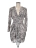 IRO 100% Viscose Silver Casual Dress Size EU (FR) 38 / US 6 - photo 1