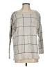 Ann Taylor LOFT 100% Cotton Plaid Gray Pullover Sweater Size S - photo 1