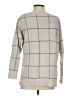 Ann Taylor LOFT 100% Cotton Plaid Gray Pullover Sweater Size S - photo 2