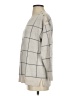 Ann Taylor LOFT 100% Cotton Plaid Gray Pullover Sweater Size S - photo 5
