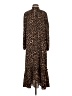 Assorted Brands Animal Print Brown Casual Dress Size EU 34 / US 4 - photo 1