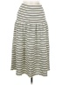 Shein Chevron-herringbone Ivory Casual Skirt Size 6 - photo 1