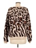 INC International Concepts Animal Print Brown Pullover Sweater Size M - photo 2