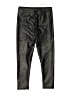 T.J. Maxx Metallic Black Casual Pants Size 7 - 8 - photo 2