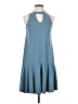 Ginger G. Solid Blue Casual Dress Size S - photo 1