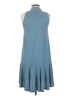 Ginger G. Solid Blue Casual Dress Size S - photo 2