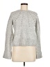 Ellen Tracy Metallic Gray Pullover Sweater Size M - photo 1