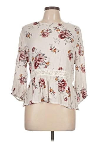 ABound 3/4 Sleeve Blouse (view 1)