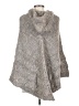 Ann Taylor LOFT Gray Poncho Size XS - photo 2