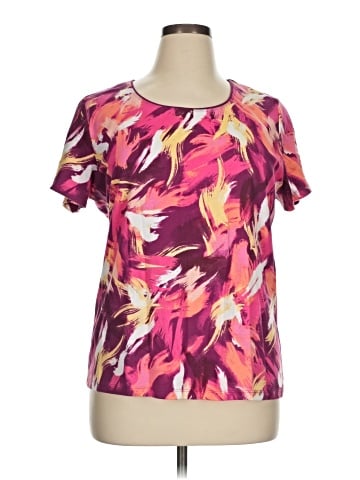 Karen Scott Short Sleeve Blouse (view 1)