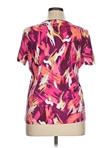 Karen Scott Short Sleeve Blouse (view 2)