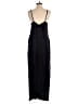 Athleta 100% Silk Solid Black Jumpsuit Size S - photo 2