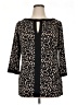 J Howard Black 3/4 Sleeve Blouse Size 16 - photo 1