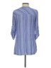 Armani Exchange 100% Viscose Blue 3/4 Sleeve Blouse Size S - photo 2