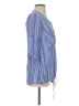 Armani Exchange 100% Viscose Blue 3/4 Sleeve Blouse Size S - photo 4