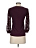 CeCe Burgundy 3/4 Sleeve Top Size XS - photo 2