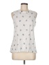 Modern Lux Silver Sleeveless T-Shirt Size L - photo 1