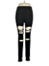 Zella Solid Stripes Black Leggings Size XL - photo 1