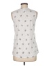 Modern Lux Silver Sleeveless T-Shirt Size L - photo 2