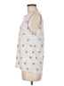 Modern Lux Silver Sleeveless T-Shirt Size L - photo 5