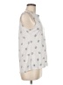 Modern Lux Silver Sleeveless T-Shirt Size L - photo 4