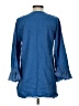Assorted Brands 100% Linen Blue 3/4 Sleeve Blouse Size Sm - Med - photo 2