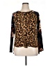 Sweet Claire Brown Long Sleeve Blouse Size XL - photo 1