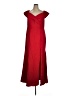 Xscape 100% Polyester Solid Red Cocktail Dress Size 14W - photo 1