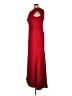 Xscape 100% Polyester Solid Red Cocktail Dress Size 14W - photo 5