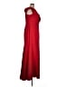 Xscape 100% Polyester Solid Red Cocktail Dress Size 14W - photo 4