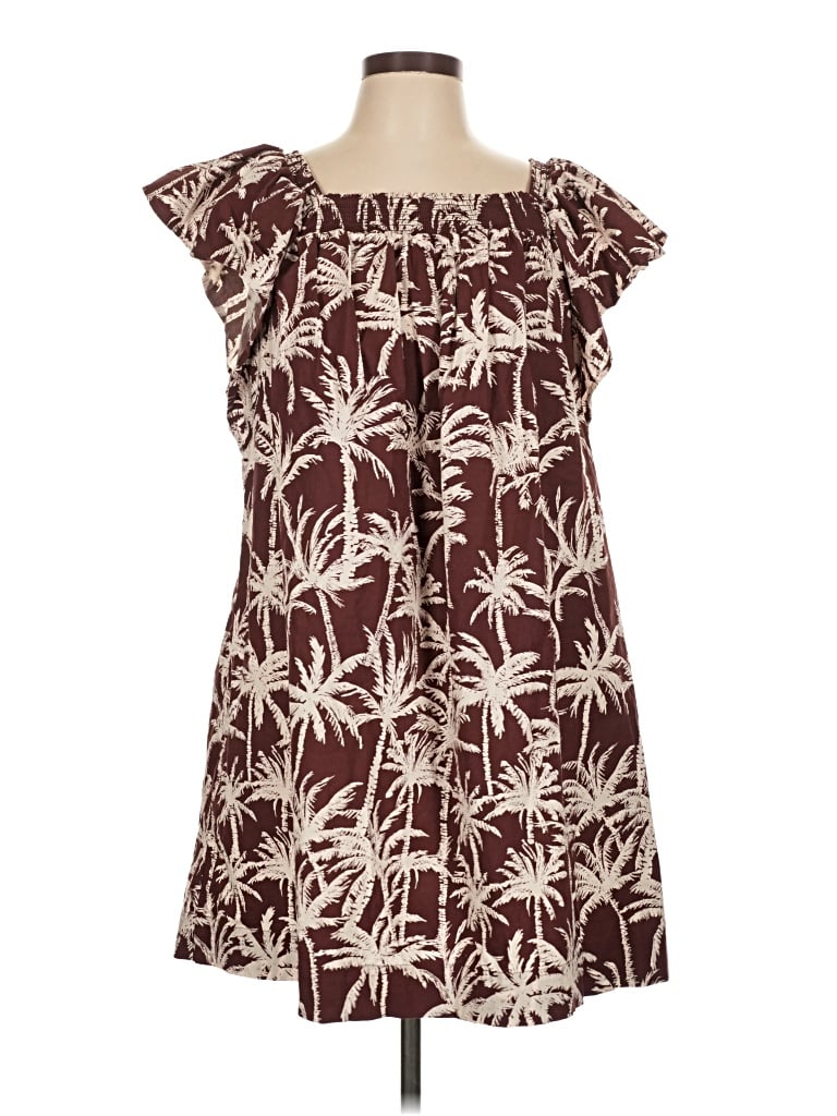 Pre-owned Express Casual Dress In Brown