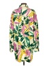 Unbranded Floral Multi Color Green Casual Dress Size S - photo 2