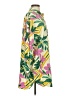 Unbranded Floral Multi Color Green Casual Dress Size S - photo 4