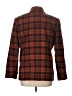 Requirements Plaid Brown Wool Blazer Size 12 - photo 2