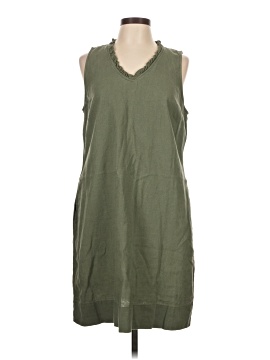 chinese dress ladies Linen Maxi Dress with Pockets main image 0
