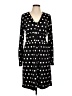 Leota Polka Dots Black Casual Dress Size L - photo 1
