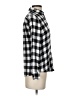 Banana Republic 100% Rayon Checkered-gingham Black Long Sleeve Button-Down Shirt Size XS - photo 4