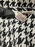 JM Collection Houndstooth Gray Jacket Size M - photo 7