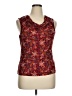 Chaps Burgundy Sleeveless Top Size XL - photo 1