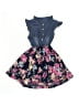 Unbranded Floral Blue Dress Size 130 cm / US 8 (estimated) - photo 1