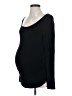 Seraphine Black Long Sleeve Top Size Sm Maternity - photo 1